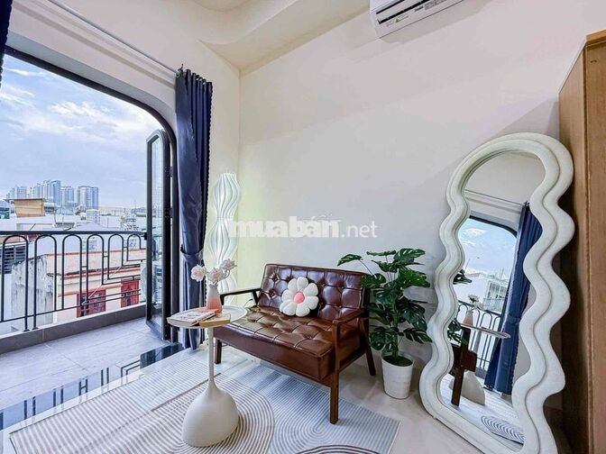 KHAI TRƯƠNG GÁC BANCONG 40M2 CÓ MÁY GIẶT RIÊNG LÝ PHỤC MAN SÁT Q4 MỚI