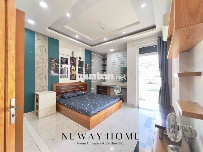 Căn hộ dịch vụ 1PN ban công full nội thất ngay sát chân cầu chữ Y