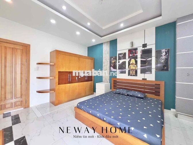 Căn hộ dịch vụ 1PN ban công full nội thất ngay sát chân cầu chữ Y
