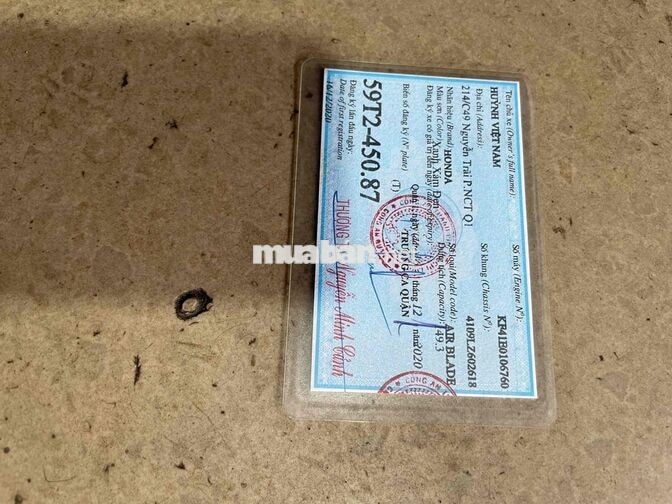 Honda Air Blade 150 2020 Xanh xám đen sang ten