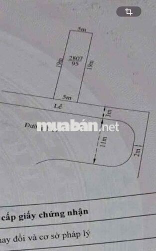 bán đất liền kề kcn Long Hậu 95m2 giá 2 tỷ 3