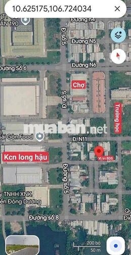 bán đất liền kề kcn Long Hậu 95m2 giá 2 tỷ 3