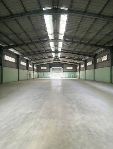 Cho thuê nhà xưởng 1700m2 giá 95tr tại đường lê thị riêng f thới an