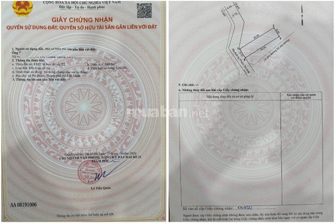 Bán đất thổ cư 80m2 đường Bà Điểm 4 gần trường Bùi Văn Ngữ