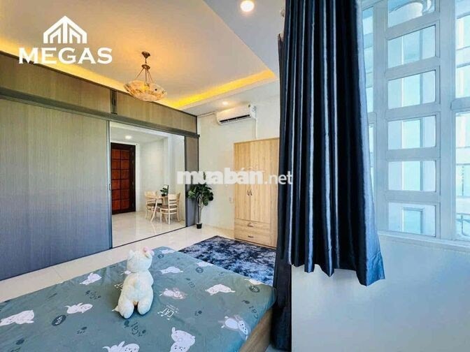 CĂN HỘ 1 PHÒNG NGỦ FULL NỘI THẤT BAN CÔNG LỚN NGAY HẬU GIANG_CHỢ LỚN