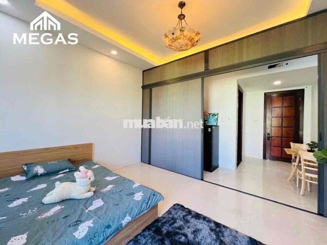 CĂN HỘ 1 PHÒNG NGỦ FULL NỘI THẤT BAN CÔNG LỚN NGAY HẬU GIANG_CHỢ LỚN