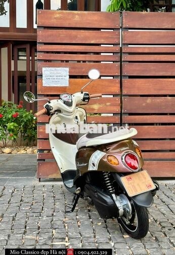 😍 Yamaha Mio Classico Thái Lan nâu trắng