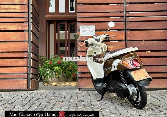 😍 Yamaha Mio Classico Thái Lan nâu trắng