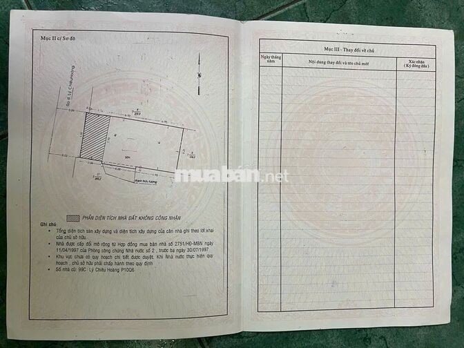 Bán gấp kho, nhà xưởng 107m2 tại 63/7 Lý Chiêu Hoàng