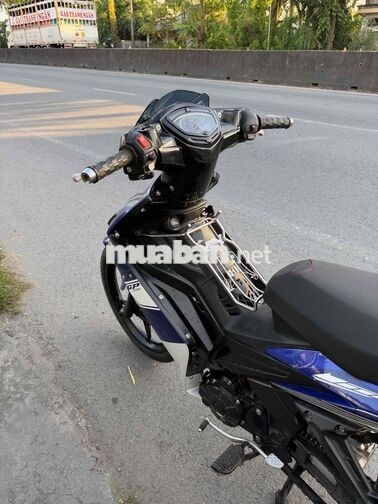 Yamaha Exciter xuống áo xe máy côn tay xanh trắng