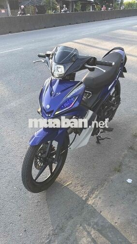 Yamaha Exciter xuống áo xe máy côn tay xanh trắng