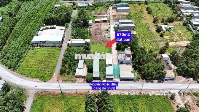 672m2 đất 1/ Nguyễn Khắc Hiếu, P.Tam Phước, ngay đường Phùng Hưng