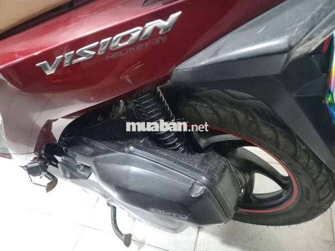 Honda Vision 2017 màu Đỏ đã sử dụng