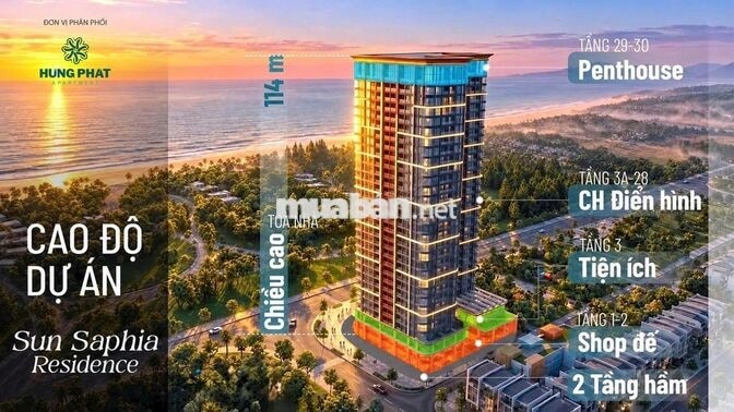 CHỈ 2.1 TỶ SỞ HỮU NGAY CĂN HỘ TRỰC DIỆN BIỂN ĐÀ NẴNG SUN SAPHIA