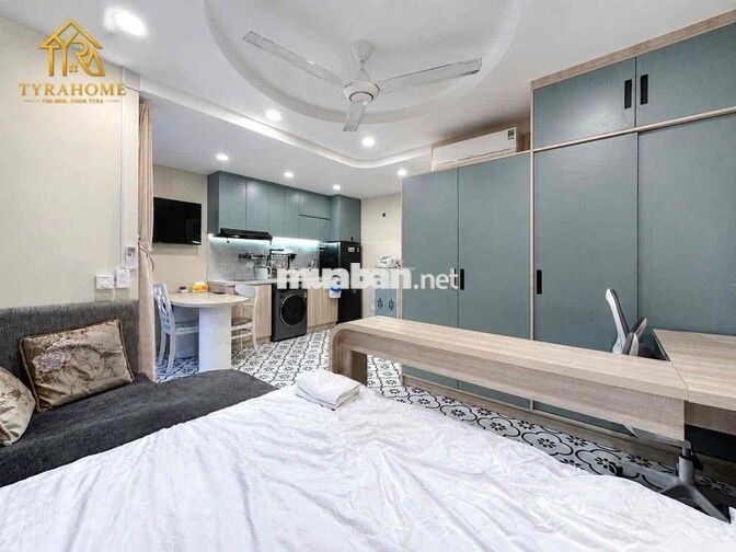 Ngã tư Hàng Xanh Cho Thuê Căn Hộ Ban Công Full Nt cao cấp Mgr Riêng tu