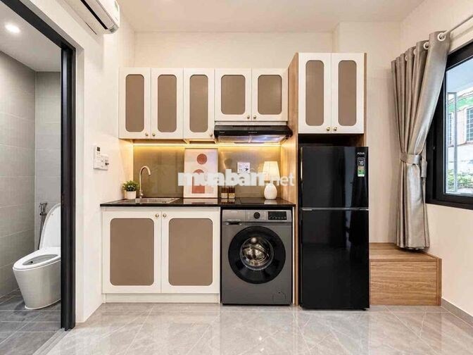 💥CĂN HỘ 1PN💥 NGUYỄN XÍ💥 BALCON THANG MÁY💥 FULL NỘI THẤT toà mới 💥🏬