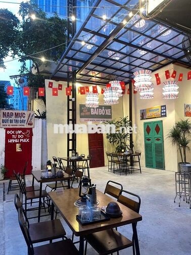 QUÁN NƯỚNG SÂN VƯỜN CỰC CHILL – DT 380M² –  VÀO KINH DOANH NGAY