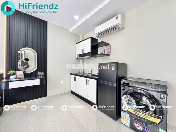 CHO THUÊ CĂN HỘ FULL NỘI THẤT - NGAY NGÃ TƯ HÀNG XANH - 40M2 - CHỈ 8,x