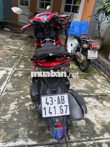 Honda Air Blade đỏ đen khoá ga biển43, máy rin êm