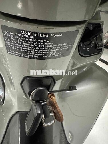 Honda Vision 2023 màu xám