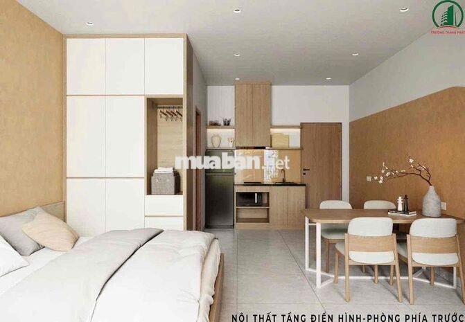 Cho thuê căn hộ studio mới sát biển Sơn Thủy – full nội thất cao cấp