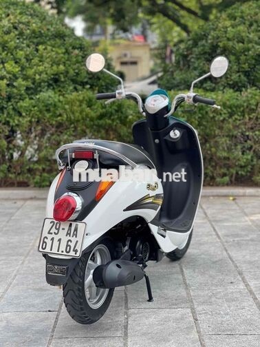 SYM Elite 50cc 2019 màu trắng xanh