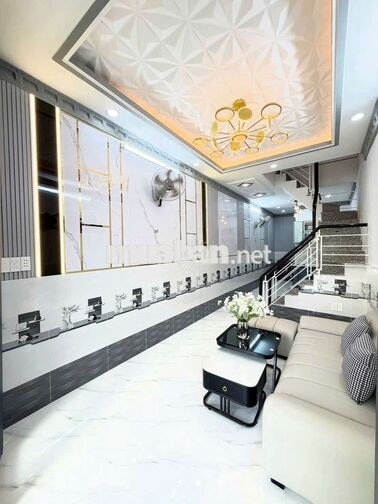 Nhà phố 3 tầng Hẻm xe hơi khu bàn cờ an ninh sạch sẽ