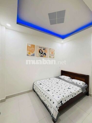 nhà mới đẹp có nội thất 4x22m 3pn 4wc sân ô tô ht13 đường thông 7m 