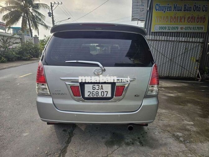 TOYOTA INNOVA 2007 G SỐ SÀN BẠC
