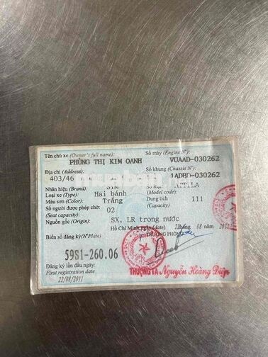 ELIZABETH Fi TPHCM CÓ GL ĐỖI XE
