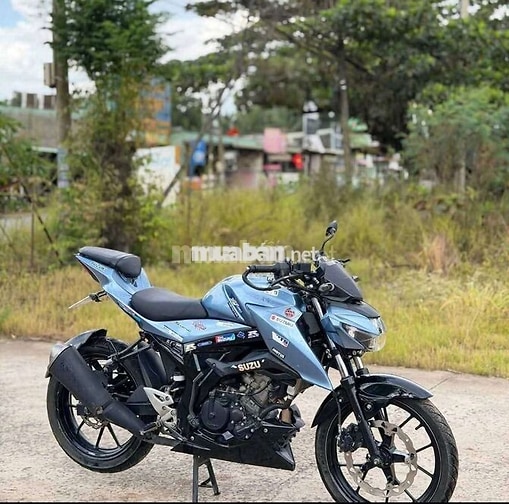 Suzuki GSX-S150 2022 odo 28k km màu xanh