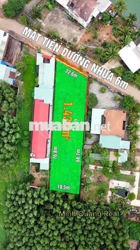Bán đất 1435m2 mặt tiền đường Khu A Tân Lâm, Xã Đồi 61