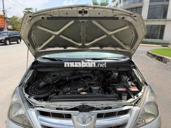 Toyota Innova 2007 2.0G Số sàn 8 chỗ Ghi-bạc