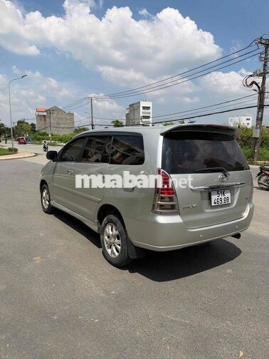 Toyota Innova 2007 2.0G Số sàn 8 chỗ Ghi-bạc