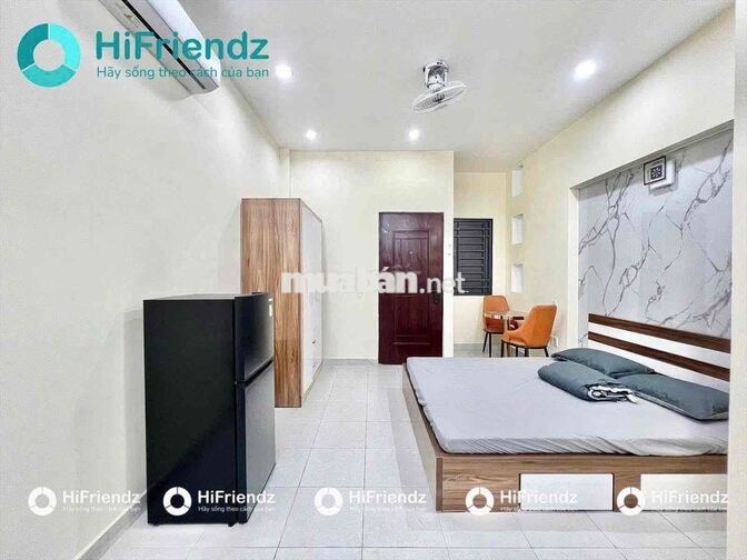 TRỐNG SẴN STUDIO - ĐẦY ĐỦ NỘI THẤT NGAY KHU BÀU CÁT - ĐỒNG ĐEN