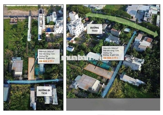 Lô đất đẹp 205m2 (7,5m x 27m ) 1/ Hẻm 7m Thông Thạnh Xuân 33