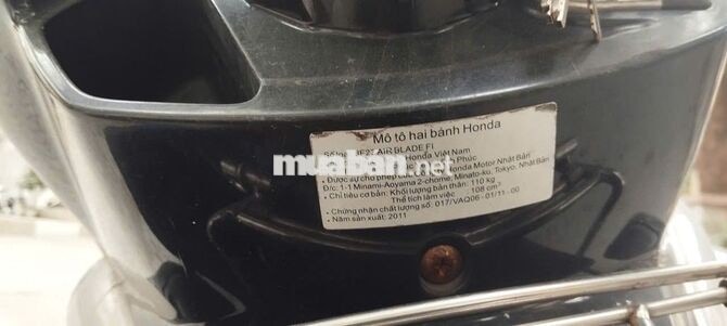 Honda Air Blade 2011 110cc Đen bạc