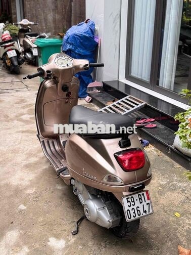 Piaggio Vespa Lx125cc Fi màu nâu đồng bstp xe đẹp