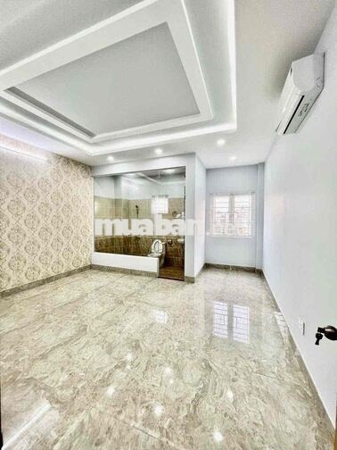 Cho Thuê Nhà DT 5x16 1Trệt 1Lửng 2Lầu 4Pn 5Wc Sân Hẻm Xe Tải