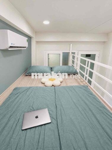 Gác cửa sổ sáng thang máy, Âu dương lân q8 ngay cầu Chữ Y sát quận 5