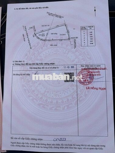 lô góc 2 mặt tiền trong khu phân lô trương đình hội 54,8m giá 4ty3 TL