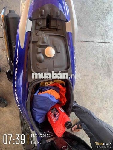 Yamaha Nouvo 6 màu Xanh bạc