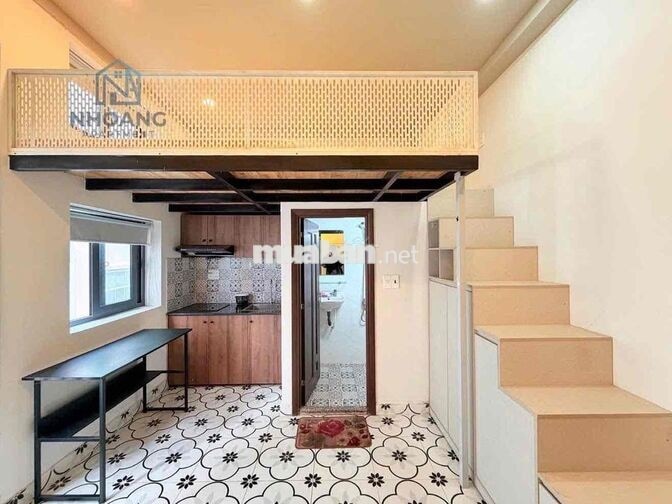Cho thuê căn hộ duplex có gác ban công full nt Nguyễn Tri Phương Q10