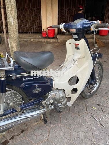 Xe máy Daelim Cub 50cc Xanh dương