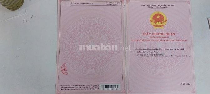 Bán nhà mặt tiền thị trấn Dầu Tiếng, Bình Dương, 126m2, 2,4tỷ 