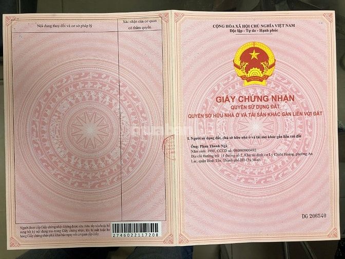 Bán nhà mặt tiền Võ Văn Kiệt - Hồ Ngọc Lãm, Phường An Lạc, Bình Tân