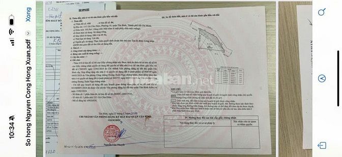 Bán 2 Lô Đất 13/1 Gò Cẩm Đệm, P.10, Tân Bình, 