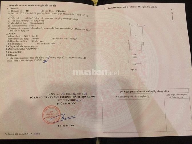 Bán nhà riêng tại số 301D, phố Quan Nhân, quận Thanh Xuân 58170734 Bán nhà riêng tại số 301D, phố Quan Nhân, quận Thanh Xuân