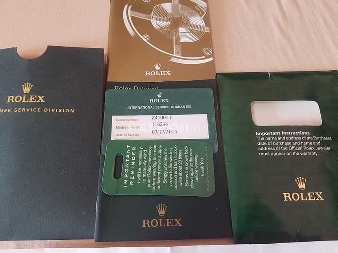 Chính chủ bán 1 đồng hồ Rolex mua chính hãng bên Mĩ, bảo trì bên Mỹ