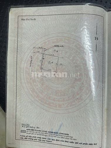 Chính chủ bán nhà 2 mặt tiền 36 đường 27, P.Sơn Kỳ, Q.Tân Phú, 6x6m
